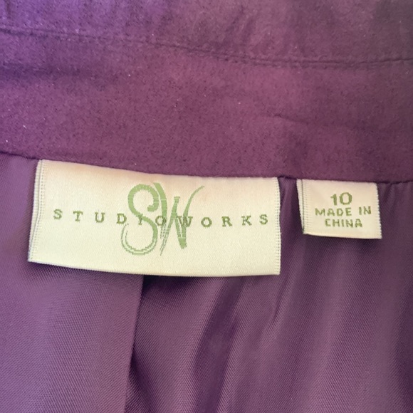 Purple blazer - Picture 2 of 2